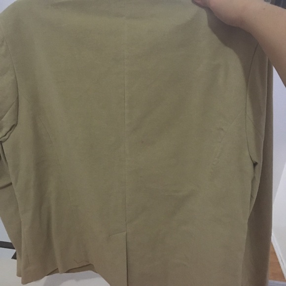 Ladies Taupe coloured velvet jacket from Lady Hathaway Design Studio. Size XL - Picture 2 of 7